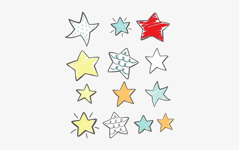 Set Pegatinas Estrellas - Pegatinas Estrellas, transparent png
