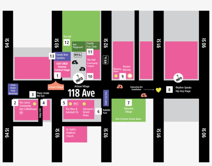 Kaleido 2018 Map, transparent png