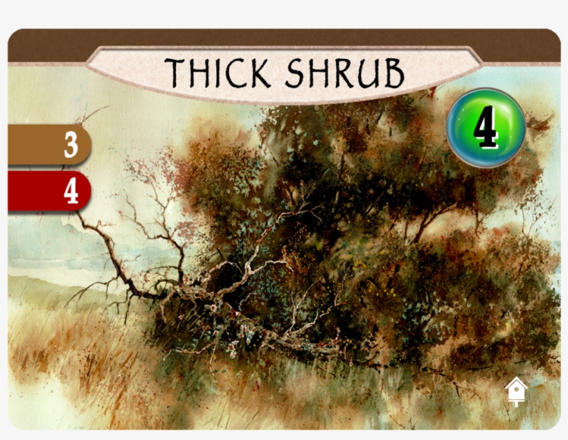 4 Thick Shrub, transparent png