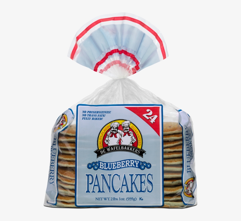 Learn More About Blueberry - De Wafelbakkers Buttermilk Pancakes, 18 Count, 24.8, transparent png