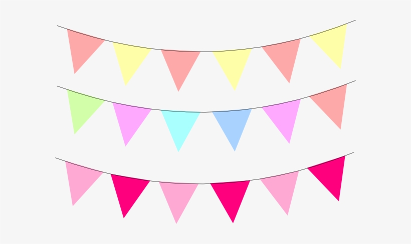 Banner Clip Art - Flag Party Vector Png, transparent png