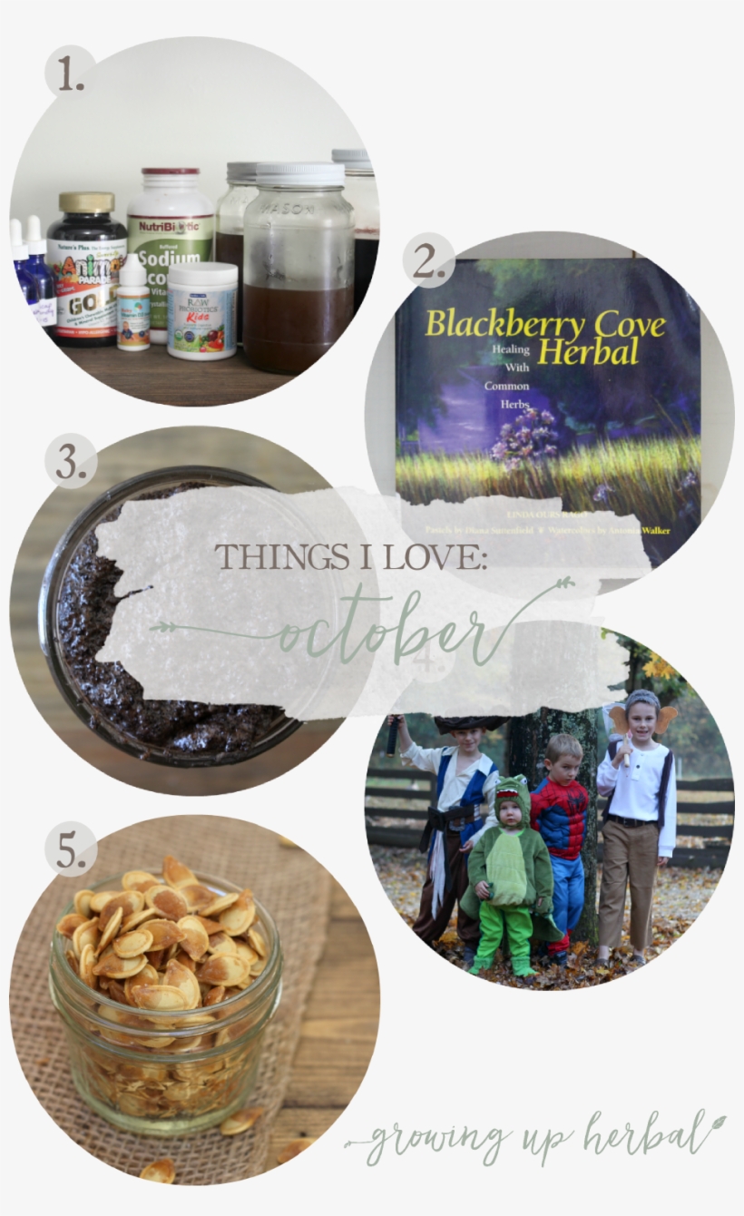 Things I Love - October, transparent png