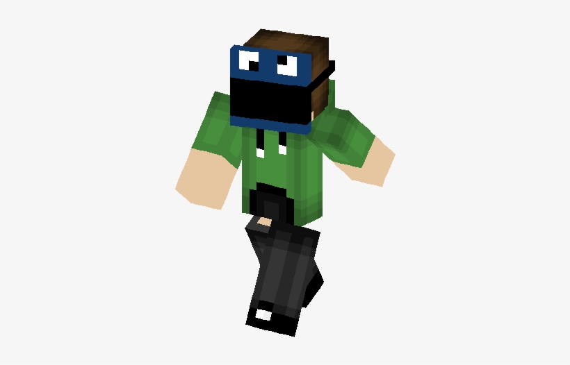 Masked Cookie Monster Skin - Skin De Cookie Monster Minecraft, transparent png