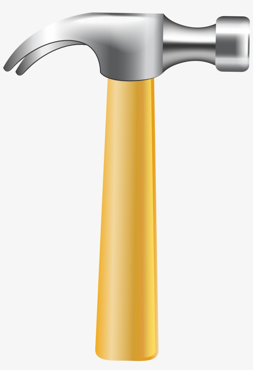 Hand Hammer Png Clip Art - Hammer Clipart, transparent png