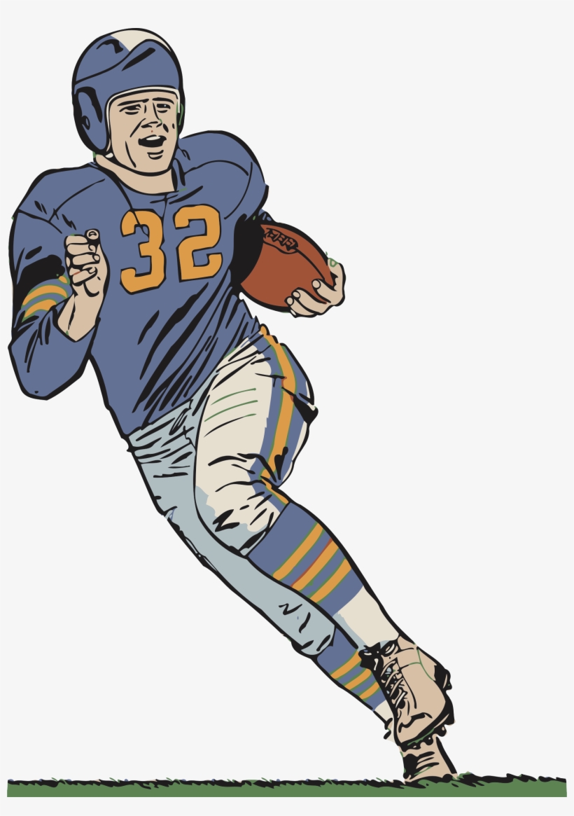 Free Big Image Png - Football Player Pdf, transparent png