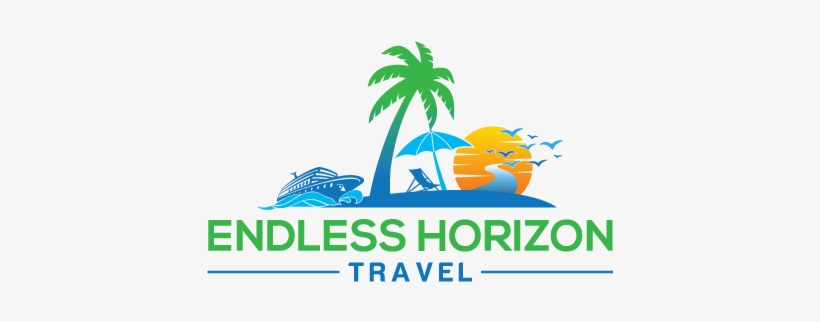 Bold, Colorful, Travel Logo Design For Endless Horizon - Logo, transparent png
