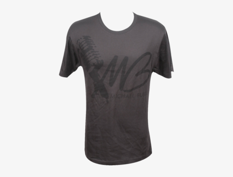 Michael Buble Tone On Tone Tshirt Grey M65220 - Shirt, transparent png