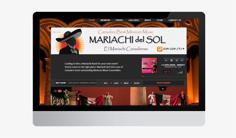 Mariachi Del Sol - Online Advertising, transparent png