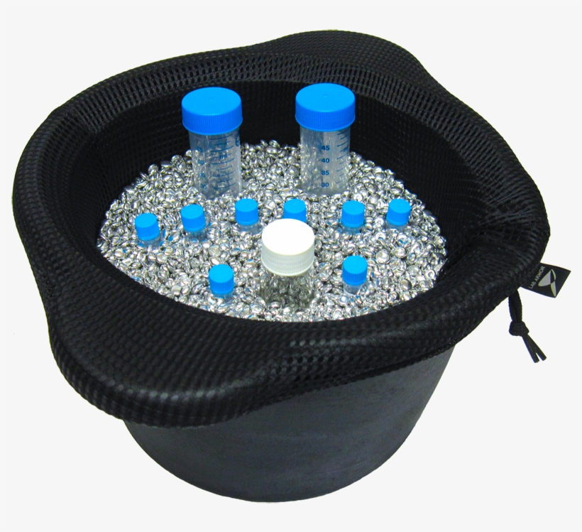 Lab Armor Chill Bucket With Tubes - Lab Armor 67200-001 Lab Armor Chill Bucket Beads, Silver, transparent png