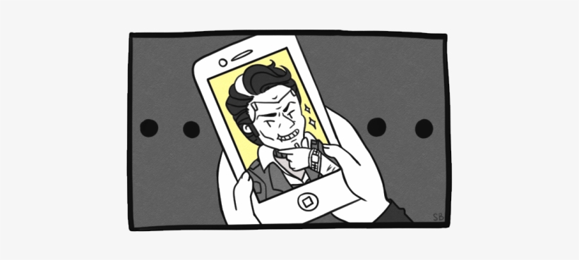 Tfw Handsome Jack Is Ruining Your Social Life - Cartoon, transparent png