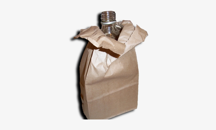 Bottle-paperbag - Paper Bag Alcohol Png, transparent png