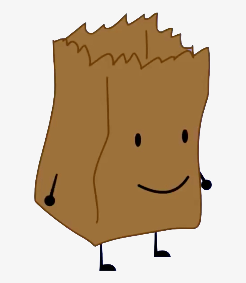 Paper Bag - Bfdi 14 Barf Bag, transparent png