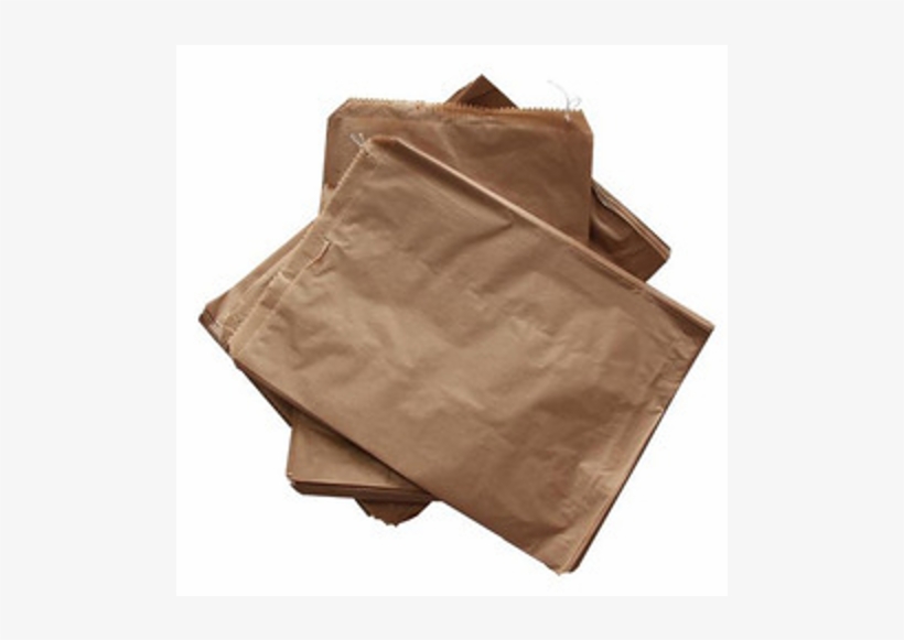 Flat Brown Bags - Paper Bag, transparent png
