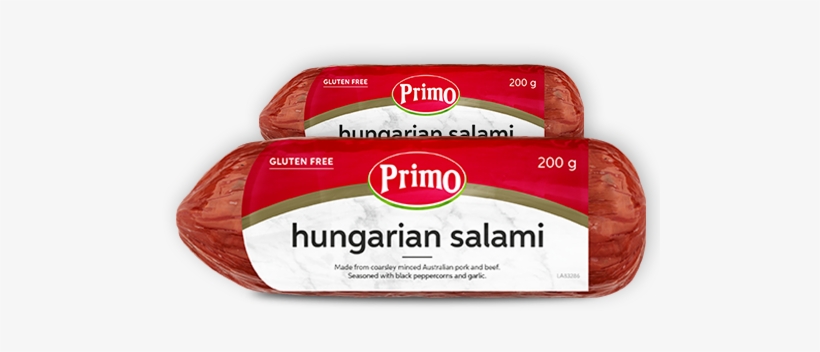Primo Hungarian Salami Knob 200g - Primo Salami, transparent png