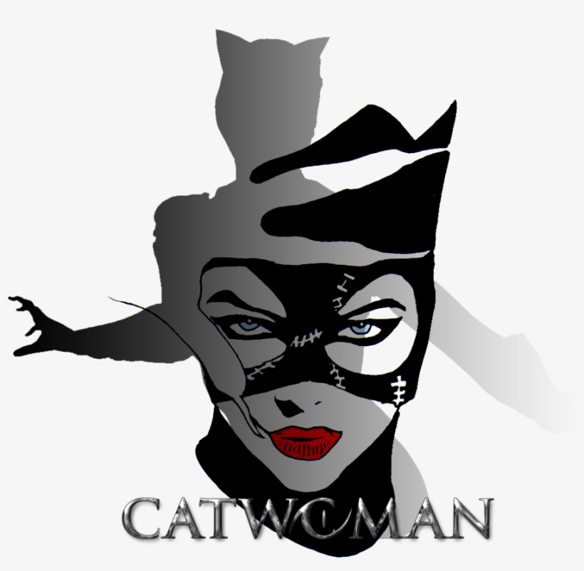 Logo Catwoman Catwoman Cross Stitch Pattern 921x936 PNG Download