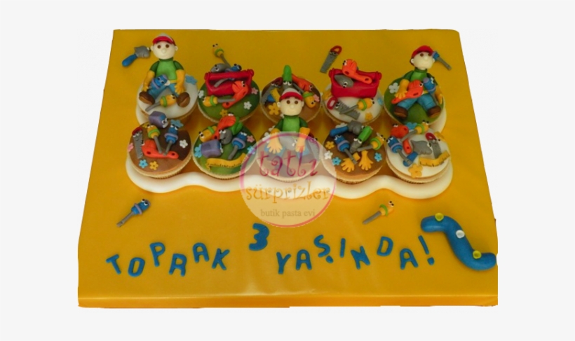 Handy Manny Cupcake Pastası - Baby Toys, transparent png
