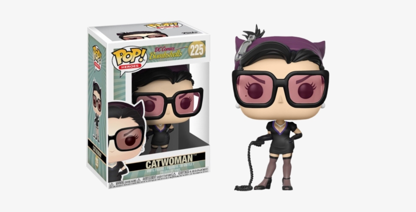 Catwoman Pop Vinyl - Funko Pop Catwoman Bombshell, transparent png