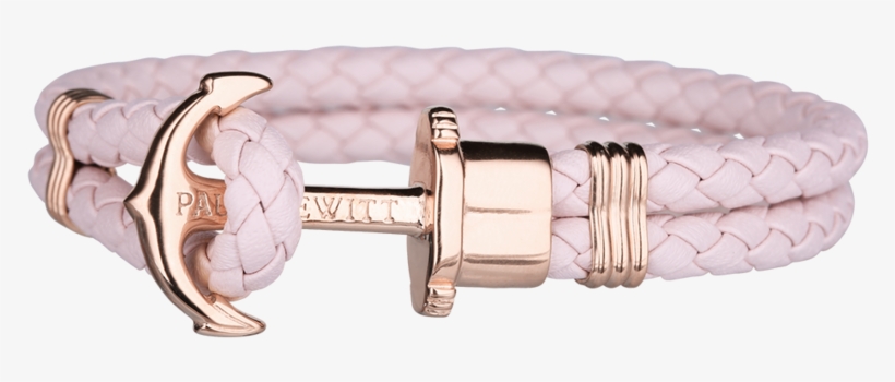 Paul Hewitt Phreps Pink Leather With Rose Gold Anchor - Ph Ph Lr Pr M, transparent png