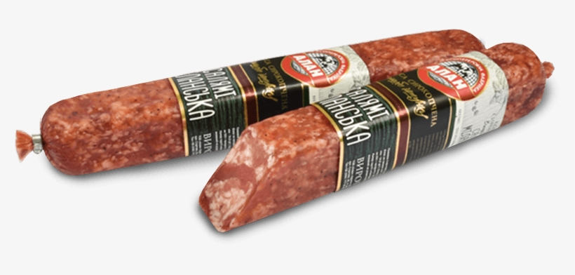 Dry Smoked Sausage High Grade - Cervelat, transparent png