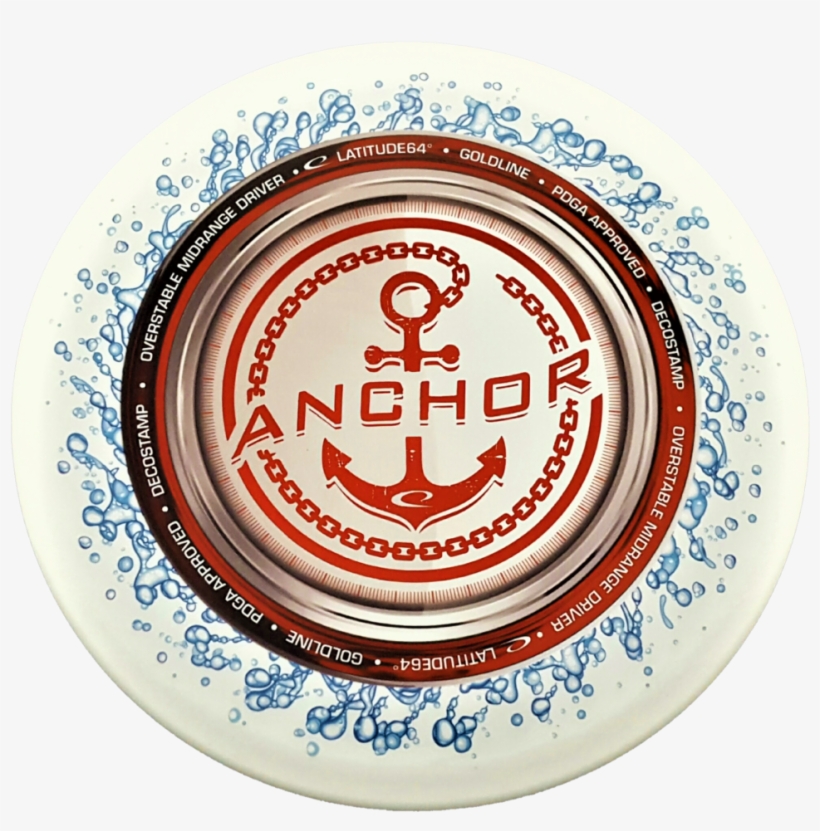 Latitude 64 Anchor Gold Line Midrange - Plate, transparent png