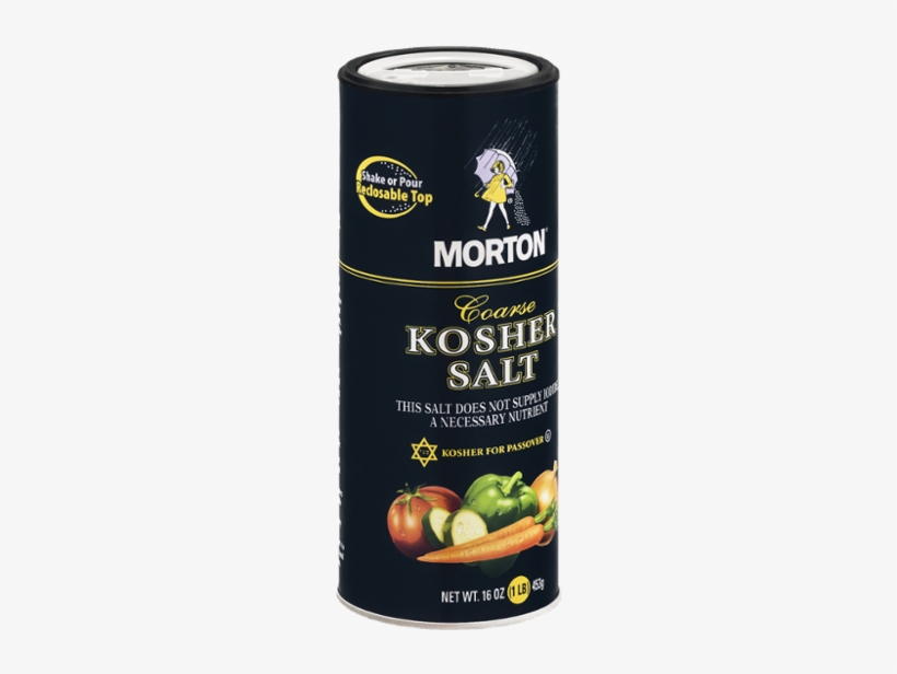 Morton Coarse Kosher Salt, 16 Oz, (pack, transparent png