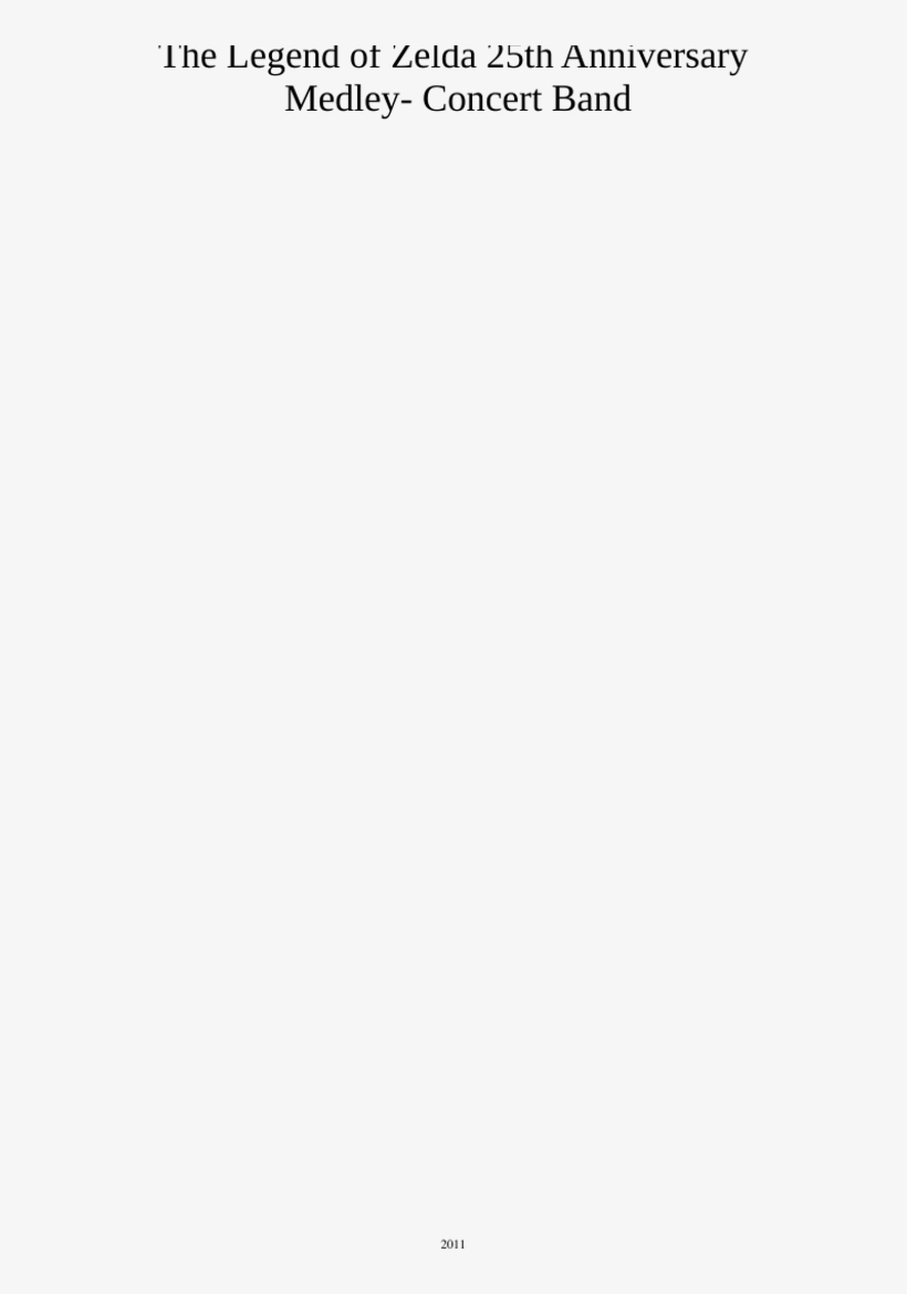 The Legend Of Zelda 25th Anniversary Medley- Concert - Slope, transparent png