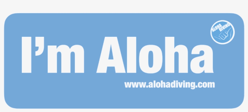Aloha Diving - Electric Blue, transparent png