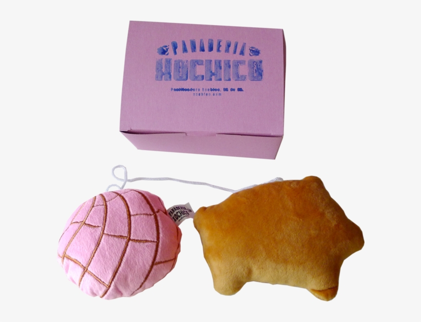 Pan Dulce Concha "fuzzies" Car Mirror Hangers Xochico - Rearview Mirror Conchas, transparent png