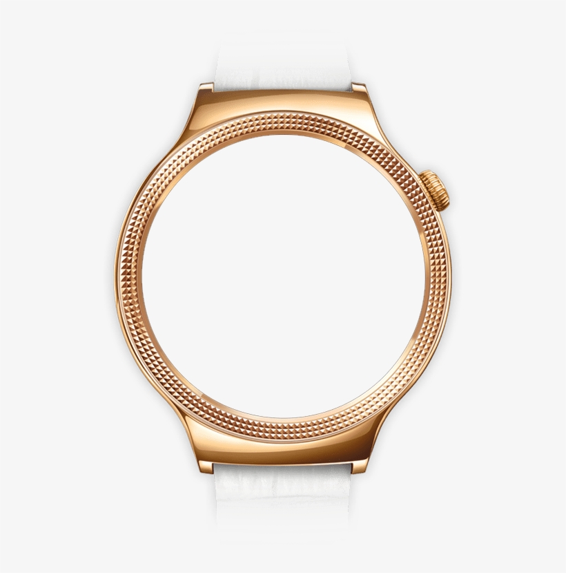 Back To Home Page - Huawei 55021112 Pearl White Leather Elegant Watch (rose, transparent png