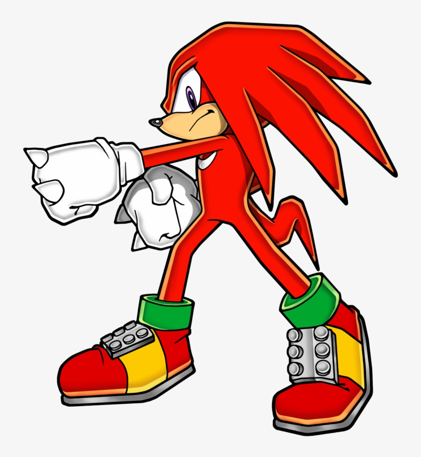 Porcupine Clipart Echidna - Knuckles The Echidna Pose, transparent png