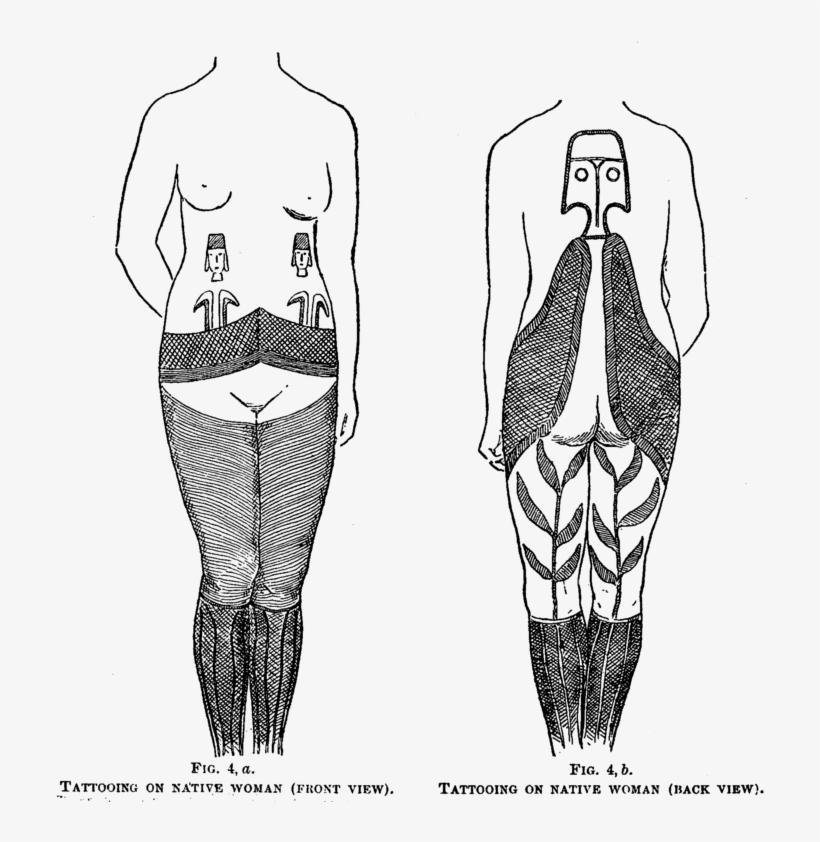 Tattooing On Native Woman, Easter Island - Velikonoční Ostrovy Klima, transparent png