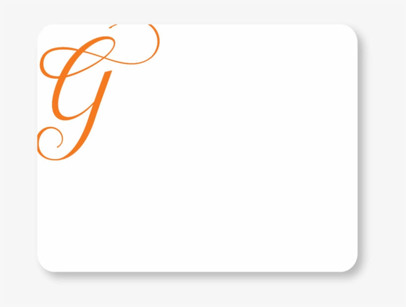 Personal Custom Stationery Note Card Rounded Silhouette - 1000x824 PNG ...