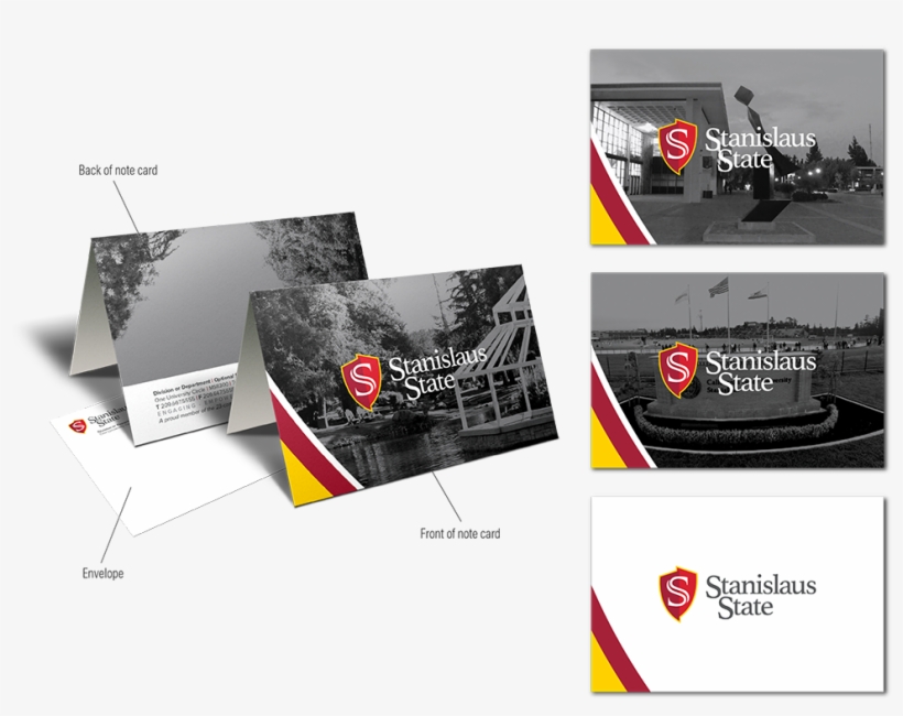 Folded Note Cards - California State University, Stanislaus, transparent png