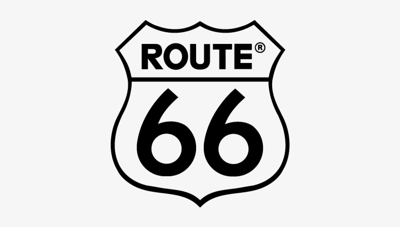 Route 66 Stickers, transparent png