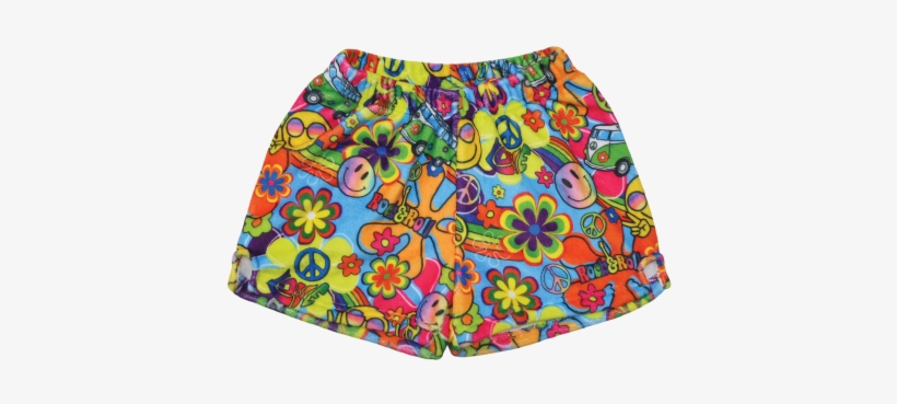 Hippie Love Plush Shorts - Shorts, transparent png