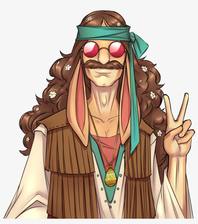 Out To The Hippie Easter Bunny And To The Whole Easter, transparent png