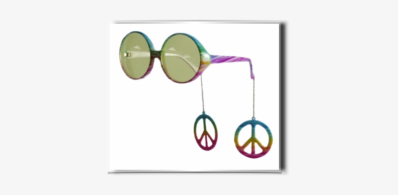 Glasses Peace Danglers - Peace Danglers Glasses, transparent png