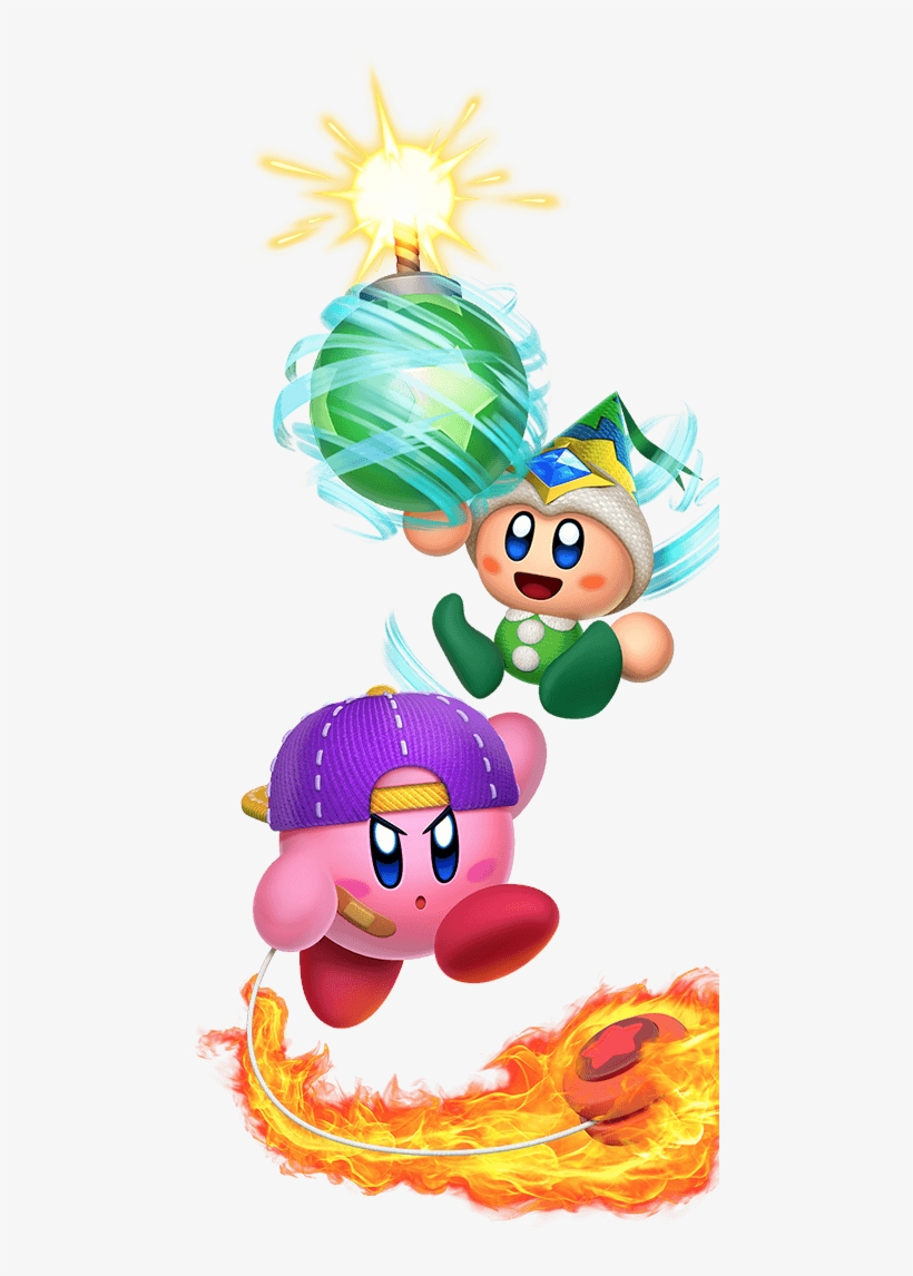 Kirby Star Allies Play Modes - Leaf Kirby, transparent png