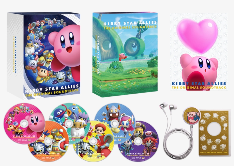 初回限定生産盤※1 8,500円（税抜） Cd6枚組 / Kbci-0008～13a - Kirby Star Allies, transparent png