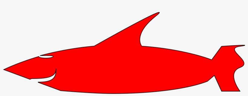 Red Shark Clipart, transparent png