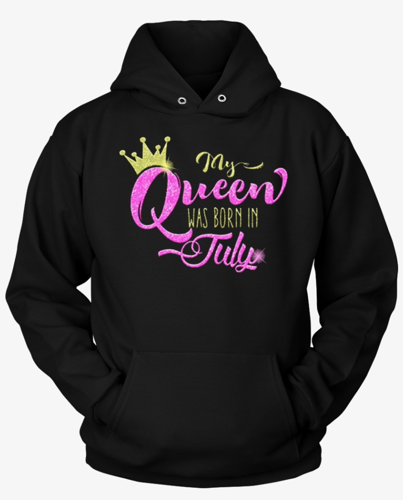My Queen Was Born In July Gold Crown Glittery Birthday - My Queen Was Born In July, transparent png