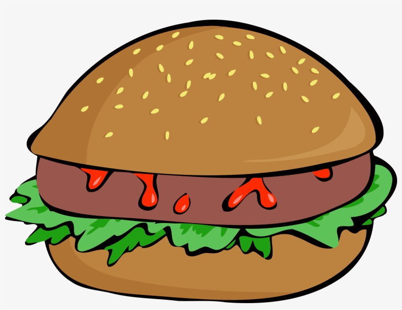 Clipart - Burger Clipart, transparent png