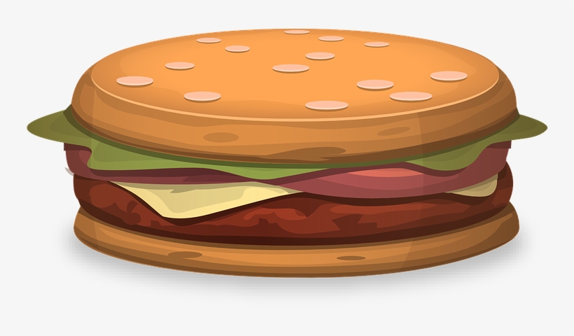 Burger Png Vector Clipart - Sandwich, transparent png
