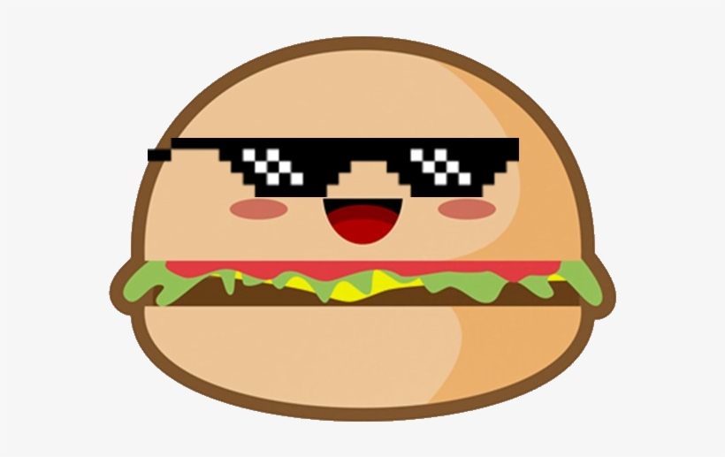 Free Download Kawaii Burger Clipart Hamburger Cheeseburger - Mlg Discord Emojis, transparent png