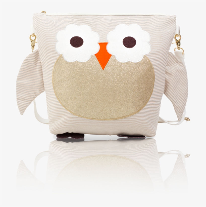 Glitter Gold Owl "bella" Convertible Crossbody Backpack - Nikiani Forever Young Collection Wet Bag & Backpack, transparent png