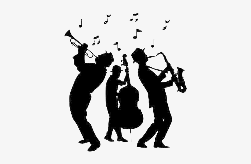 Jazz Band Silhouette Png - Jazz Band Silhouette, transparent png