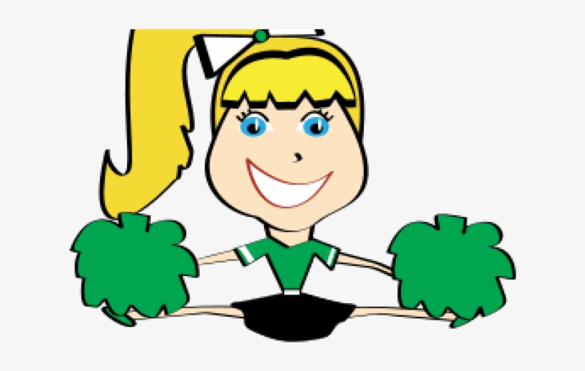 Blue Cheerleader Cliparts - Clip Art, transparent png