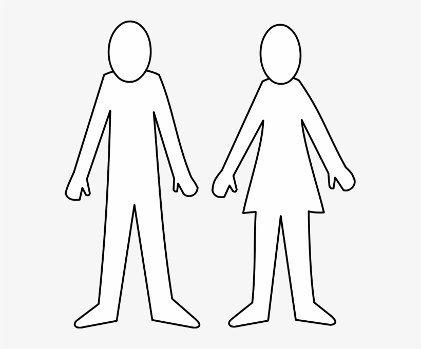 Homme Et Femme / Man And Woman Clipart Png - Animasi Jenis Kelamin Png, transparent png