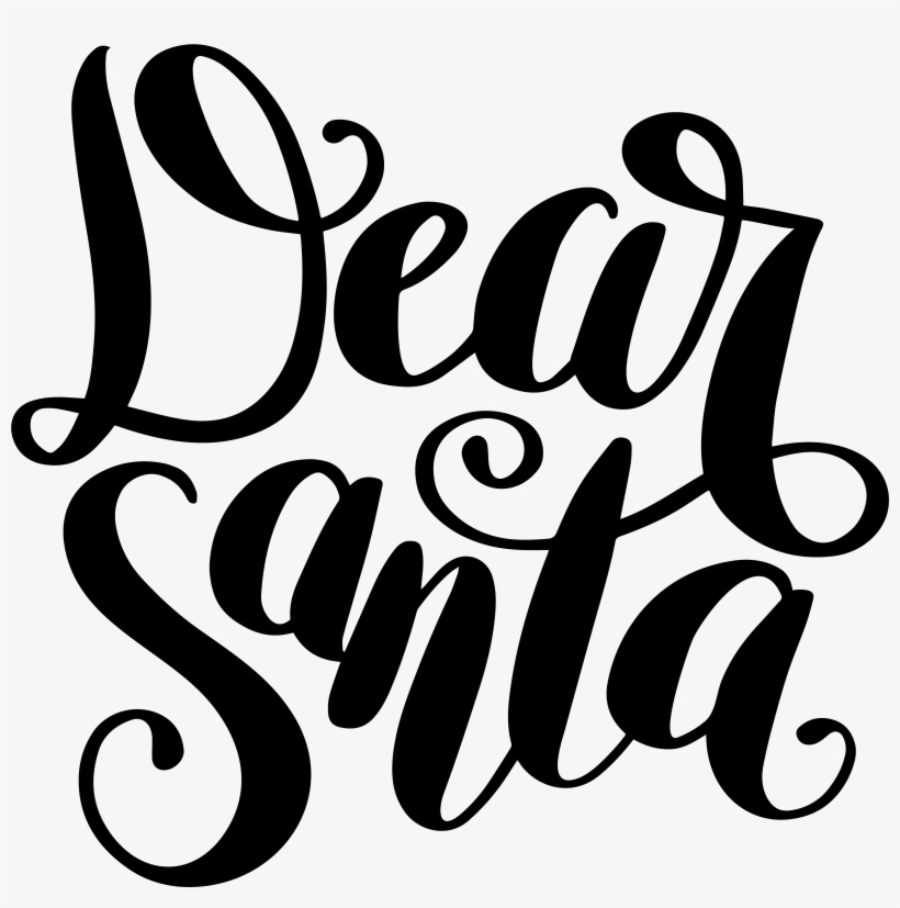 Dear Santa Transparent, transparent png