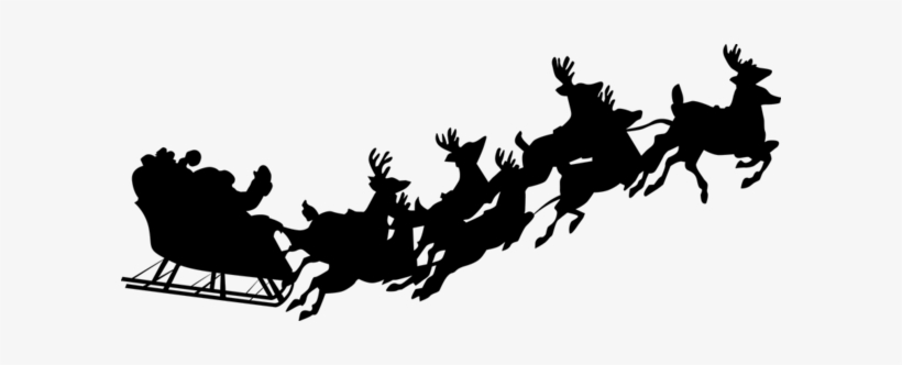 Reindeers Silhouette Png File, transparent png